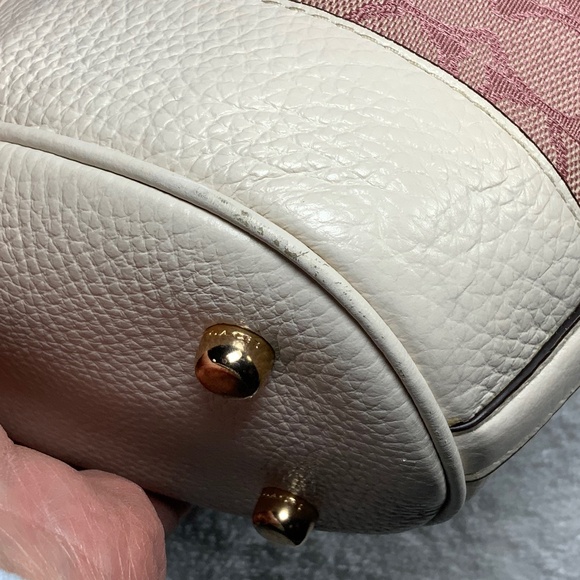 Coach Dempsey Bucket Bag in Signature Jacquard With Stripe And Coach Patch - Picture 8 of 12